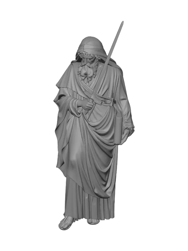 3D model for Sage with Sword