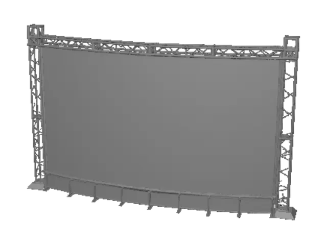 3D model for Stage LED Video Wall on Truss