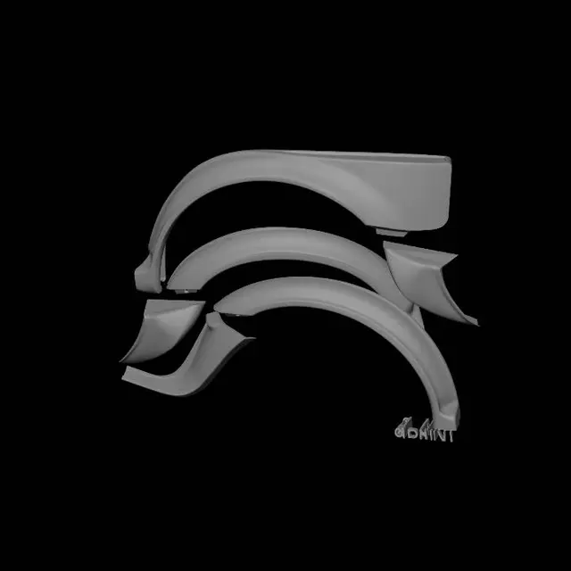 3D model for Wheel Arch Fragments