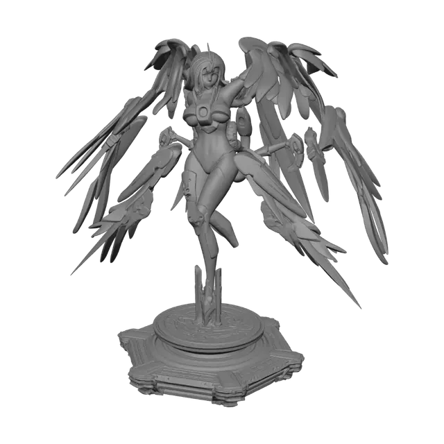 3D model for Wing Gundam Snow White Prelude