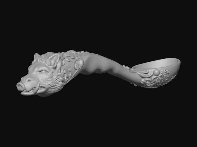 3D model for Boar Ladle 1
