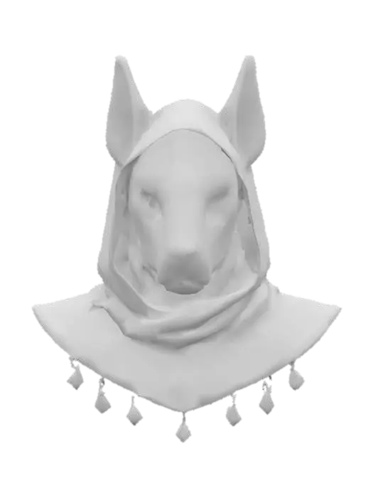 3D model for Anubis Guardian Hood