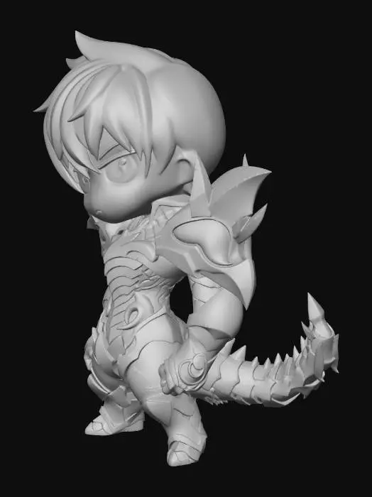 3D model for version chibi