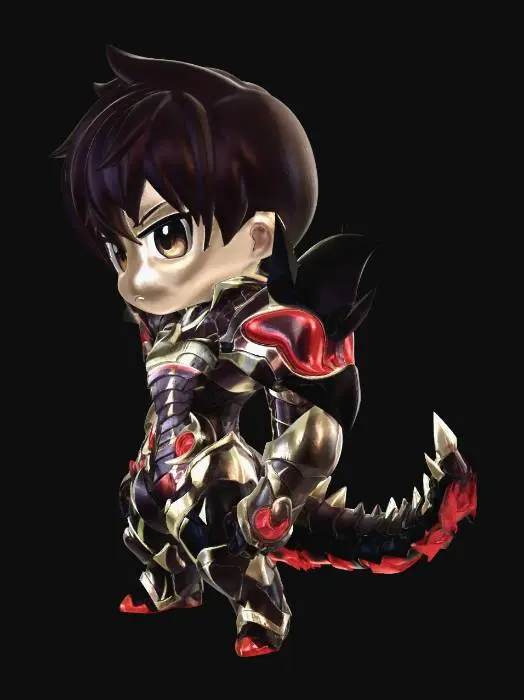 3D model for version chibi
