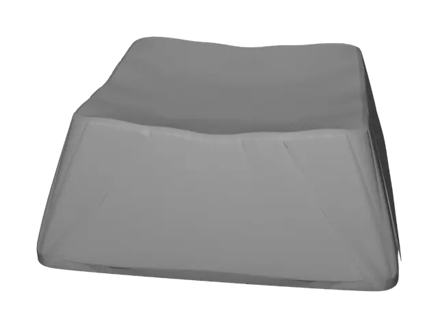 3D model for Blank white keycap
