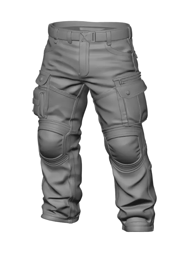 3D model for Tactical Cargo Pants
