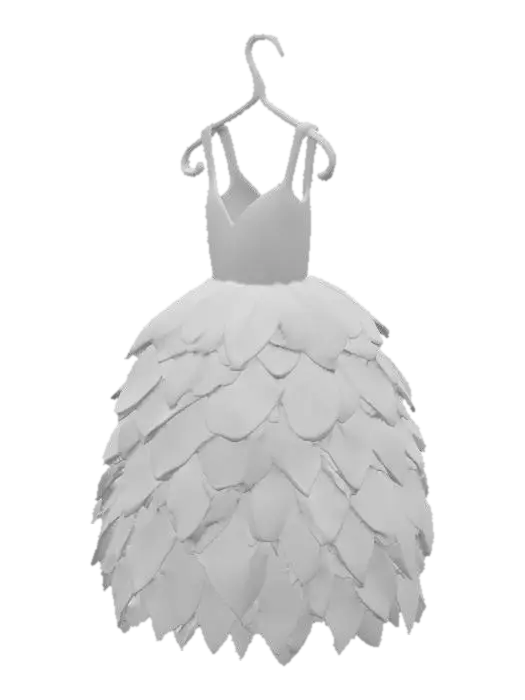 3D model for Petal Gown