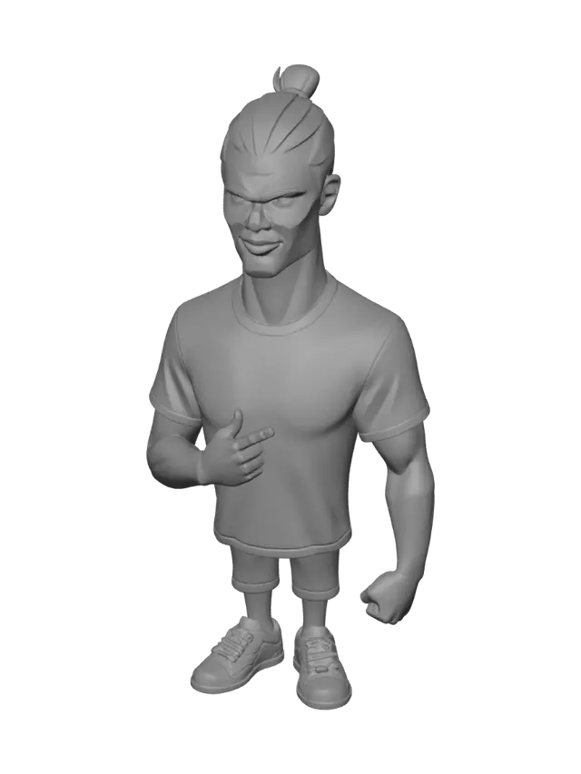 3D model for Norwegian 3D Cartoon Striker