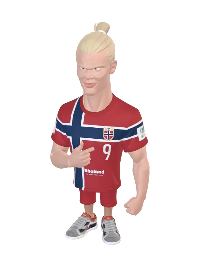 3D model for Norwegian 3D Cartoon Striker