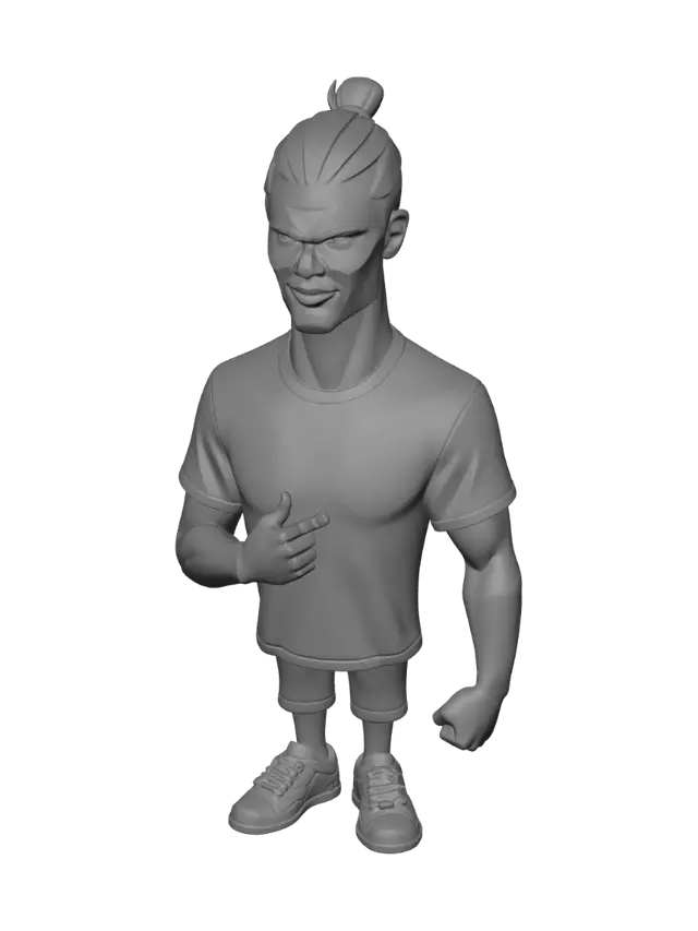 3D model for Norwegian 3D Cartoon Striker