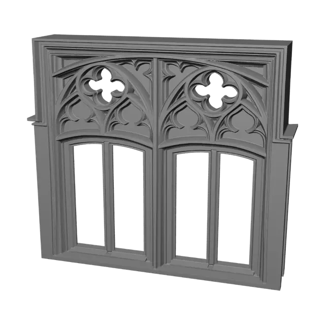 3D model for Gothic Tracery Window