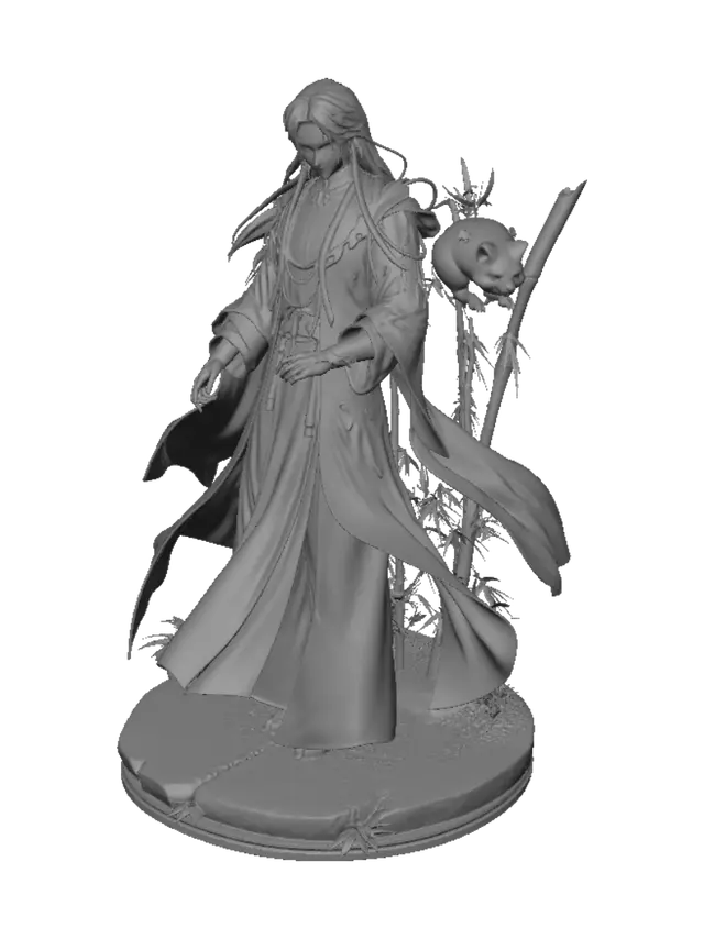 3D model for Azure Silk Immortal