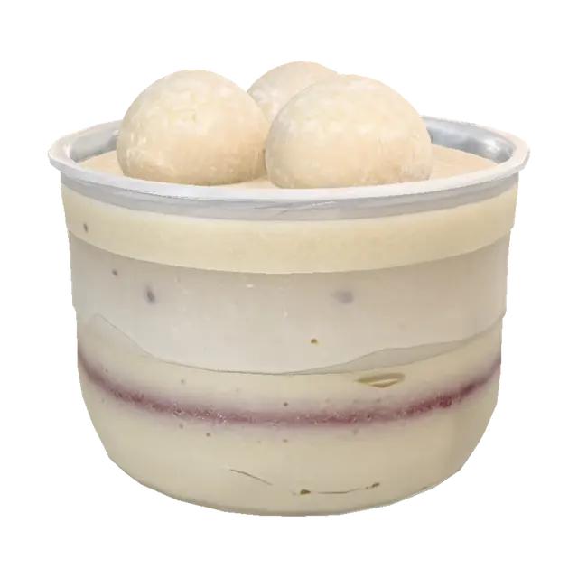 Lemon Coconut Parfait with Coconut Truffles 3D model, vytvořený pomocí AI