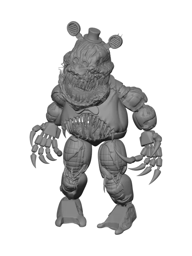 3D model for Stylized Nightmare Fnaf