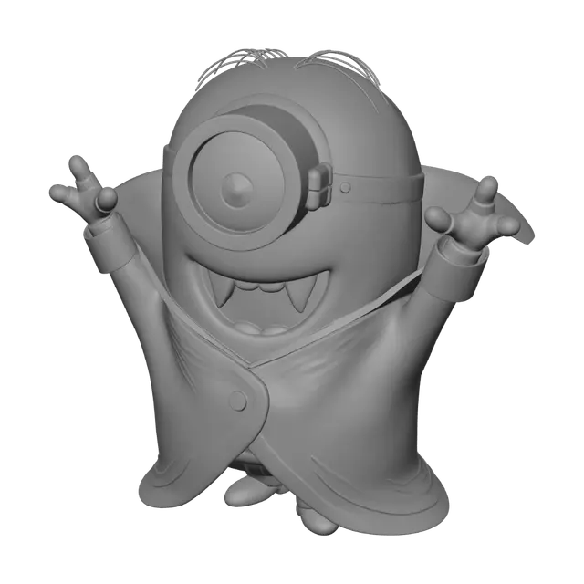 3D model for Monocle Minion in a Suit