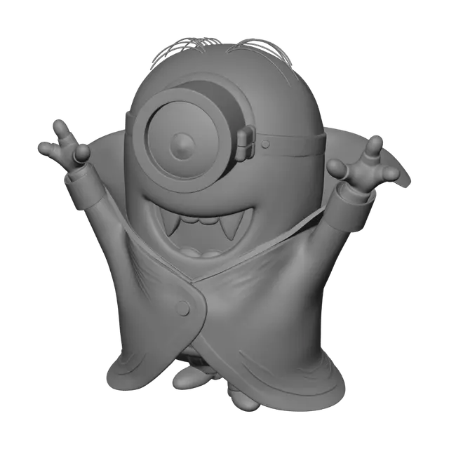 3D model for Monocle Minion in a Suit