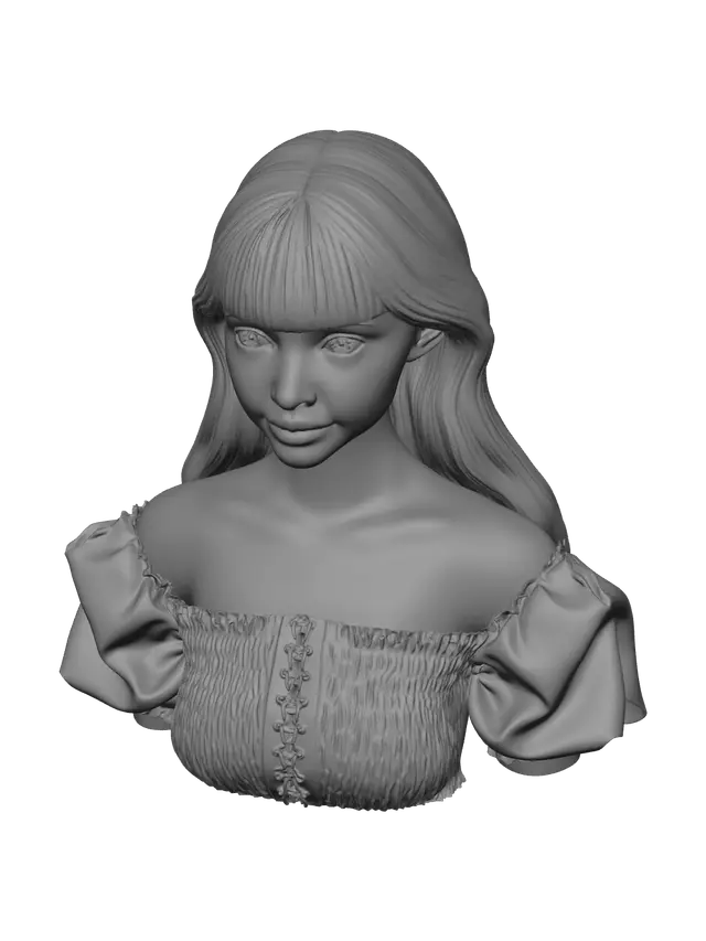 3D model for Anime Boy Hair