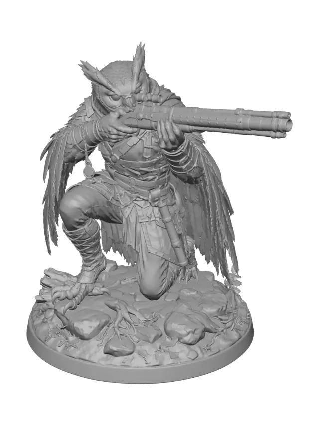 3D model for Owl Sniper Knight