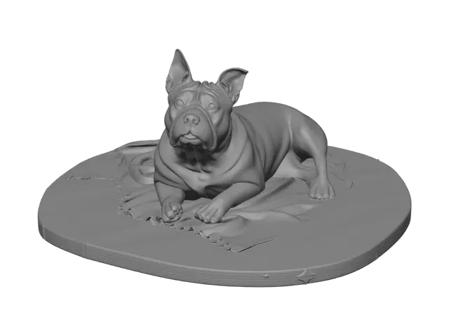 3D model for Cozy Paws on a Blanket