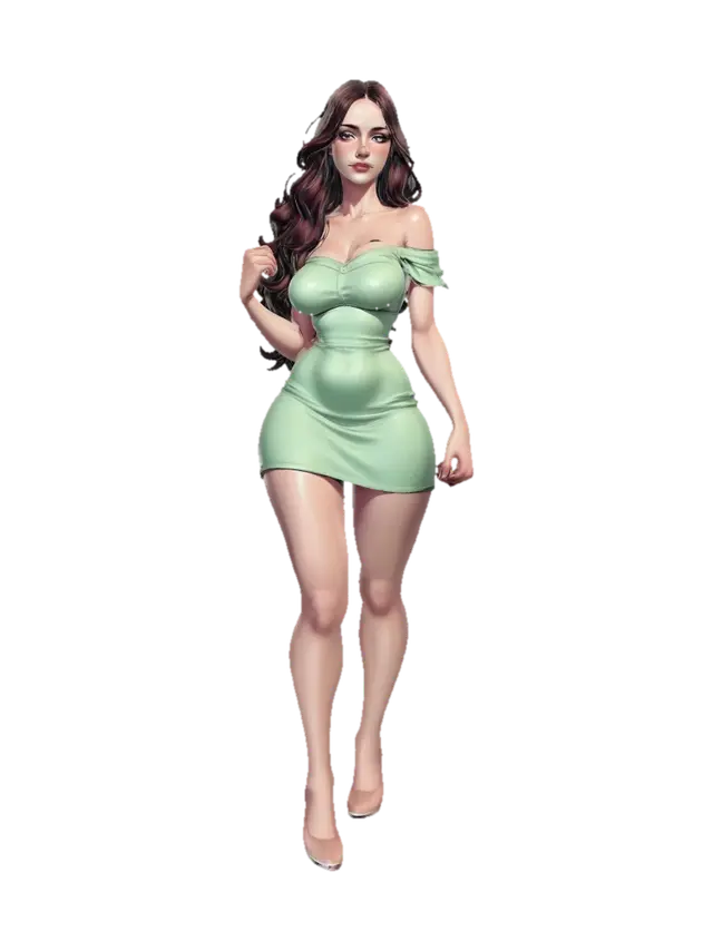 Emerald Enchantment 3D model, vytvořený pomocí AI