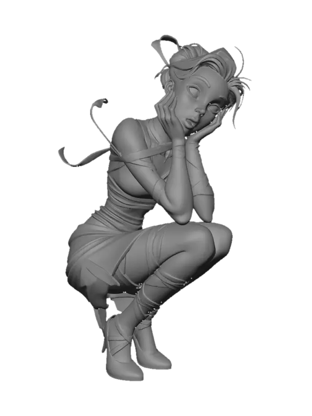3D model for Bandaged Belle