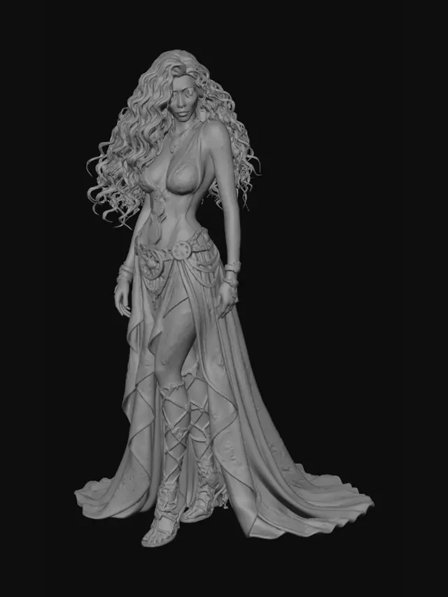 3D model for Seraphina of the Silver Veil