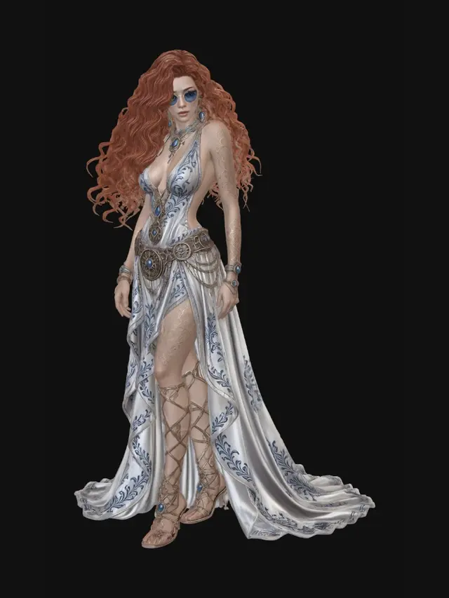 3D model for Seraphina of the Silver Veil