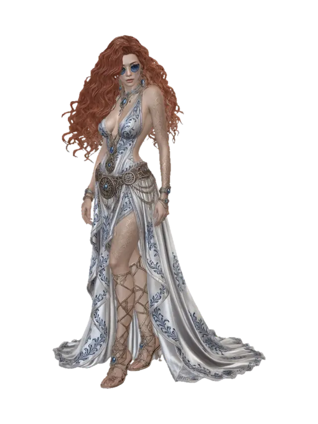 3D model for Seraphina of the Silver Veil