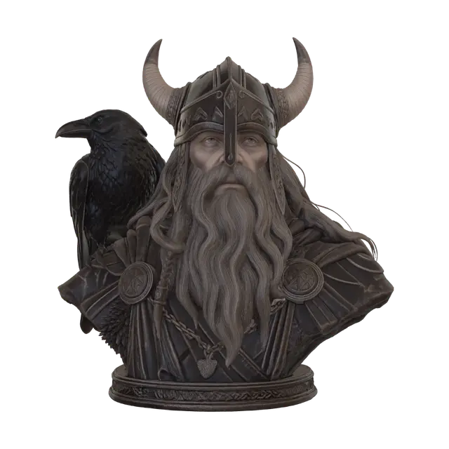 Ravenlord of the North - Lord 3D model, vytvořený pomocí AI