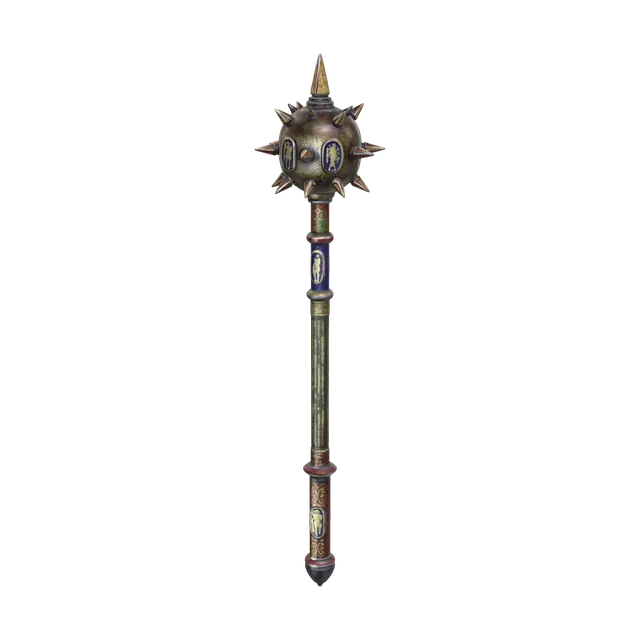 3D model for Realistic Morning Star Weapon