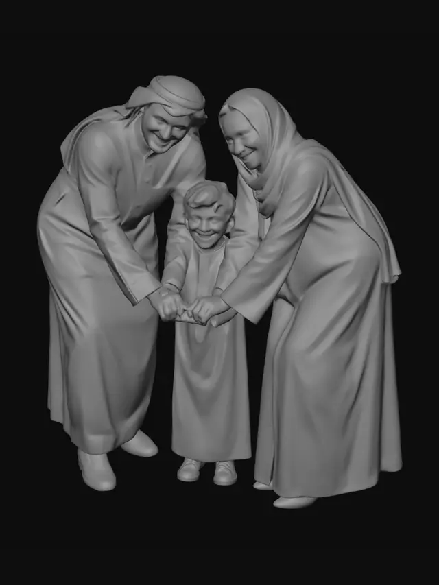 3D model for Family Bond in Tradition