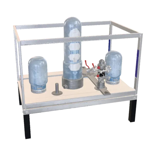 photoelectric effect demonstration apparatus, realistic laboratory equipment inspired… - Anode 3D model, vytvořený pomocí AI