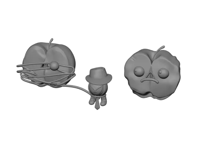 3D model for Oxidative Burst in Apple Cells