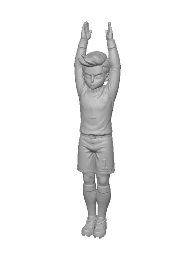 3D model for Goalkeeper Figurine