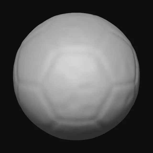 3D model for a realistic soccer ball