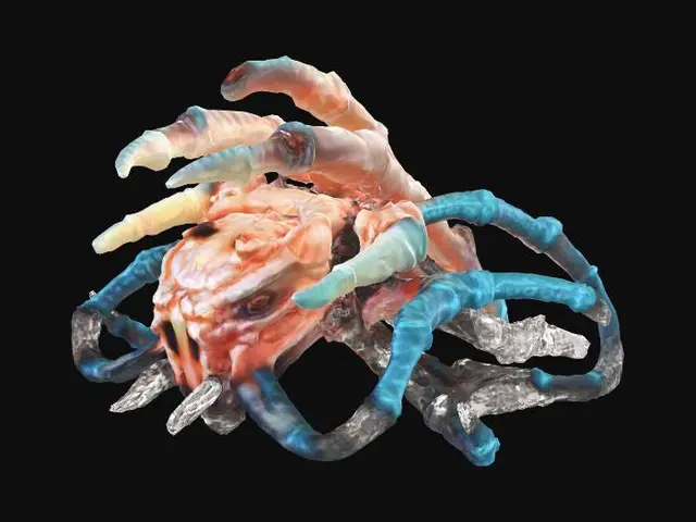 3D model for multiple detailed alien bones