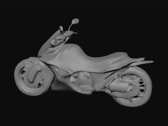 3D model for sci fi hoverbike