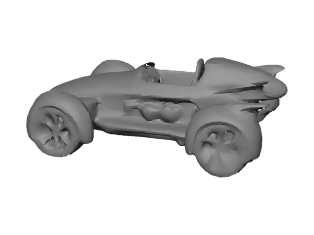 3D model for sci fi  hoverbike