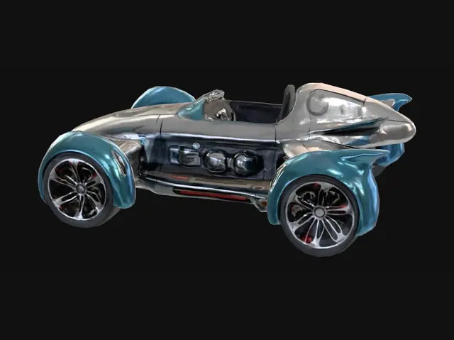 3D model for sci fi hoverbike