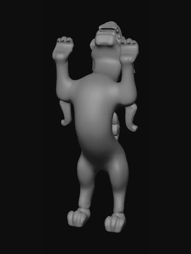 3D model for Golden Scrollwork Hound
