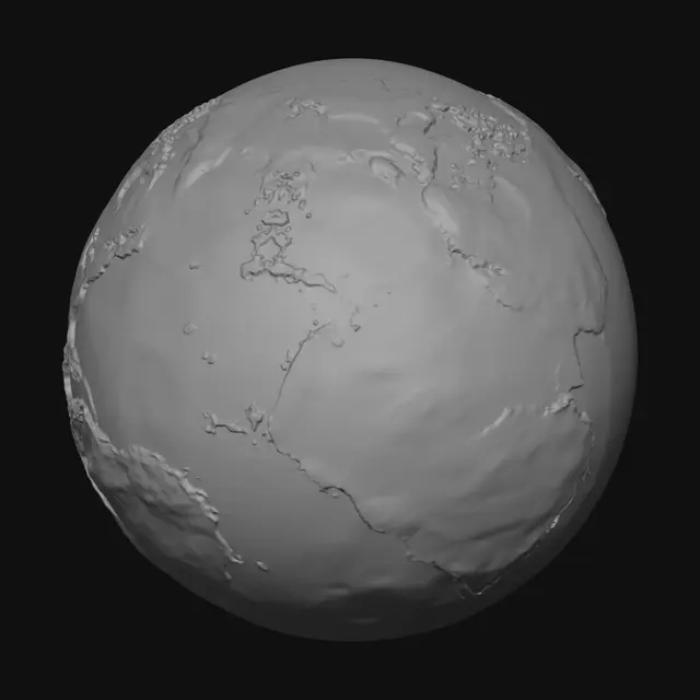 3D model for Blue Marble