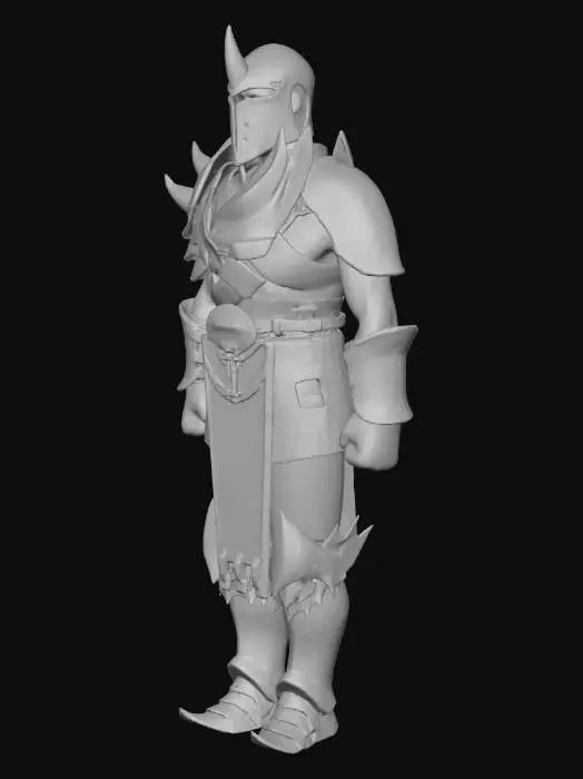3D model for Armored Warrior