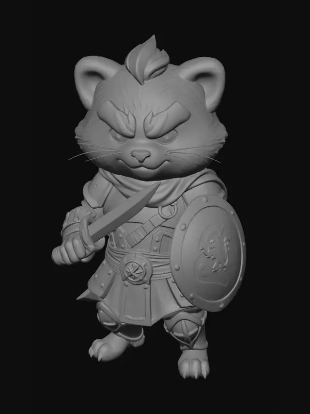 3D model for Object/Subject prompt:

Angry determined cute cartoon-style battle panda, full figure, standing upright on two legs in a powerful wide stance. Chubby chibi proportions with oversized head and big expressive scowling eyes. War-ready with battle gear — let Meshy decide the armor, weapons, and accessories. Self-supporting base integrated into the feet or pose. No background, no base plate, no scene. Optimized for 3D printing.


Style prompt (if Meshy has a separate field):

Cartoon chibi, clean surface geometry, thick outlines baked into mesh, smooth rounded forms, print-ready with no floating parts or thin unsupported elements.