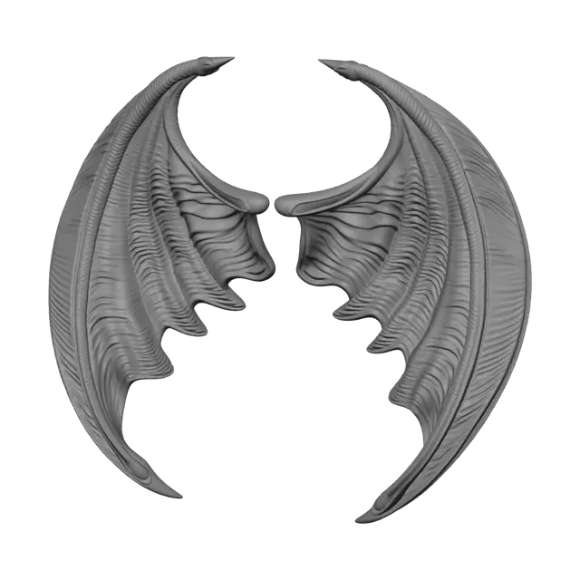 3D model for Twin Crescent Wings