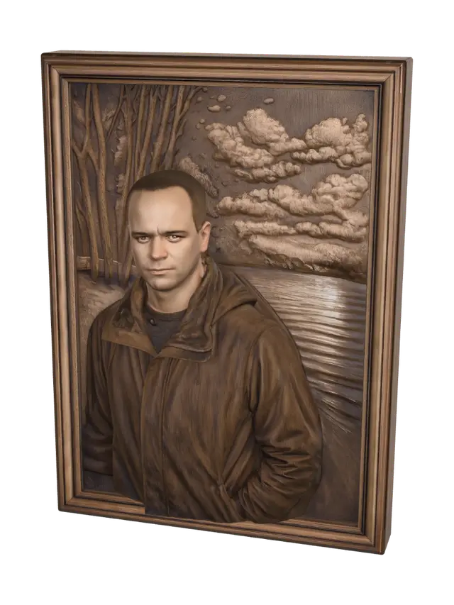 3D model for Framed in Sepia