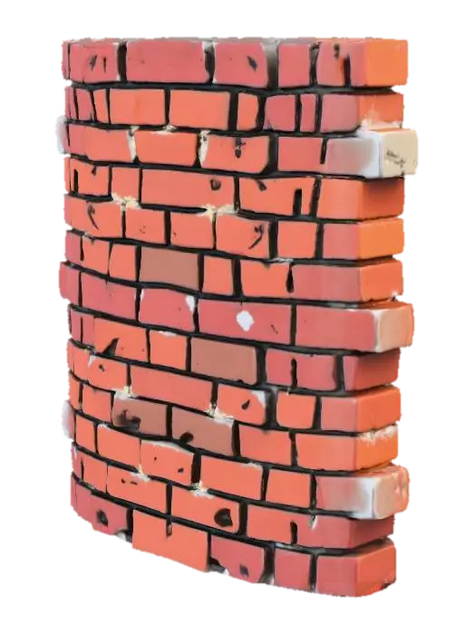3D model for Brick Wall Texture