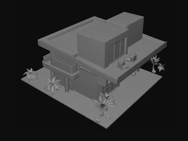 3D model for Modern Villa by the Pool