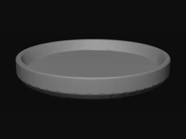 3D model for White Ceramic Plate