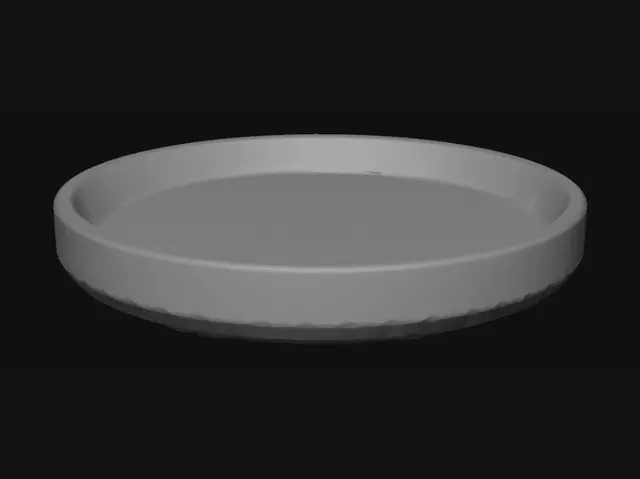 3D model for White Ceramic Plate