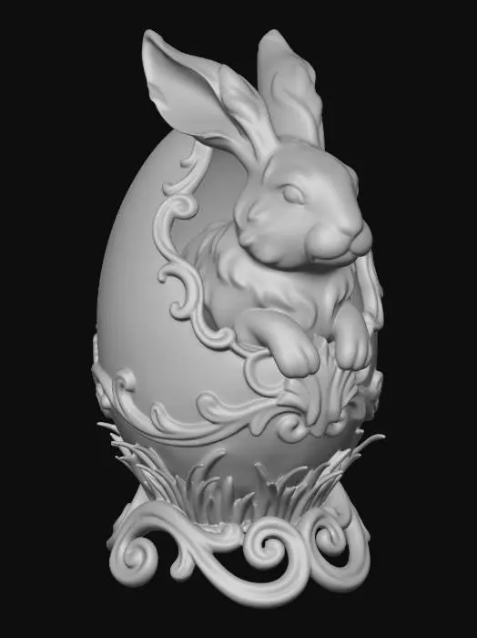3D model for Golden Egg Bunny, #EasterEgg2026#
